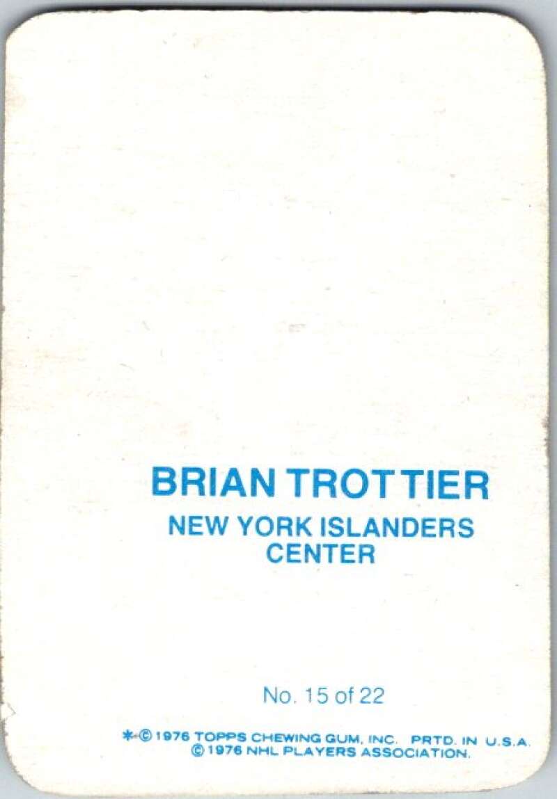 1976-77 Topps Glossy #15 Bryan Trottier New York Islanders V35473