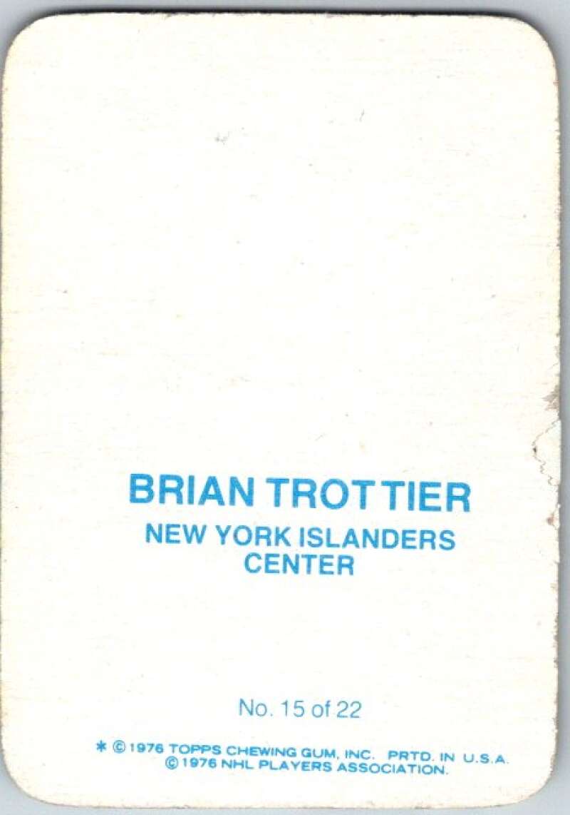 1976-77 Topps Glossy #15 Bryan Trottier New York Islanders V35474