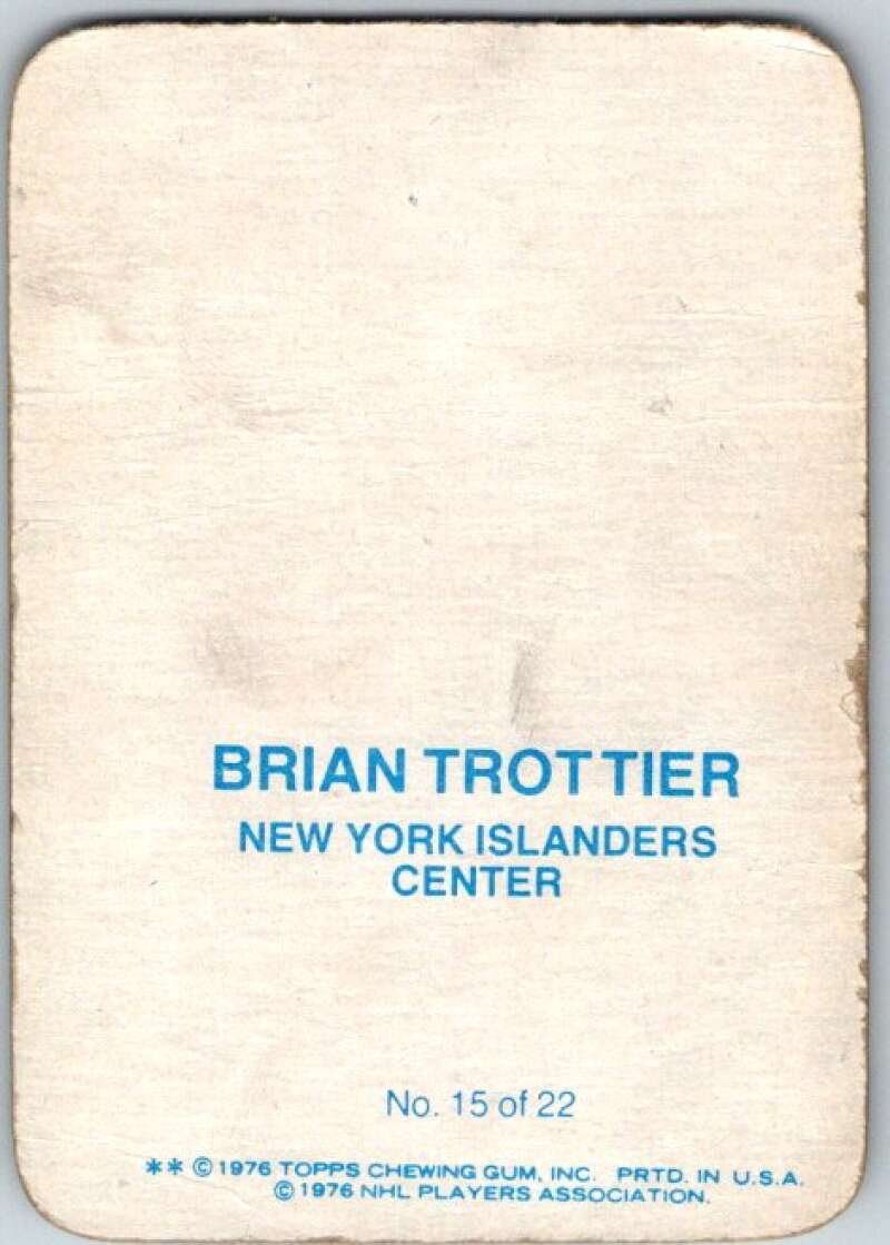 1976-77 Topps Glossy #15 Bryan Trottier New York Islanders V35475