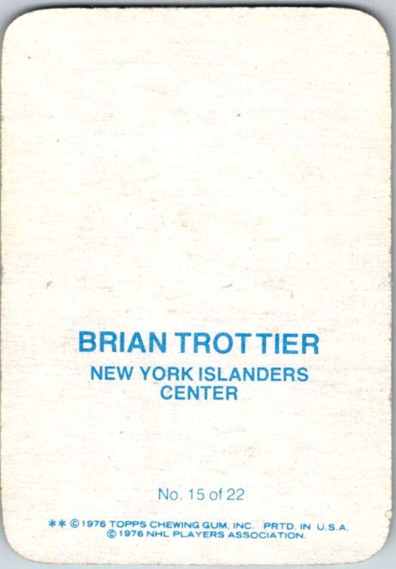 1976-77 Topps Glossy #15 Bryan Trottier New York Islanders V35476