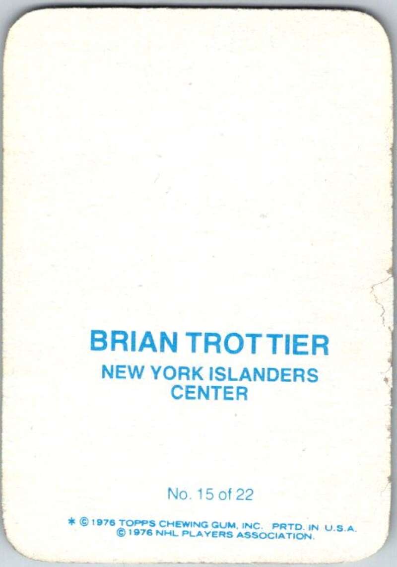 1976-77 Topps Glossy #15 Bryan Trottier New York Islanders V35477