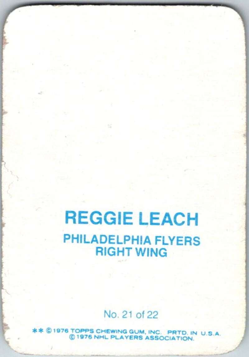 1976-77 Topps Glossy #21 Reggie Leach Philadelphia Flyers V35489