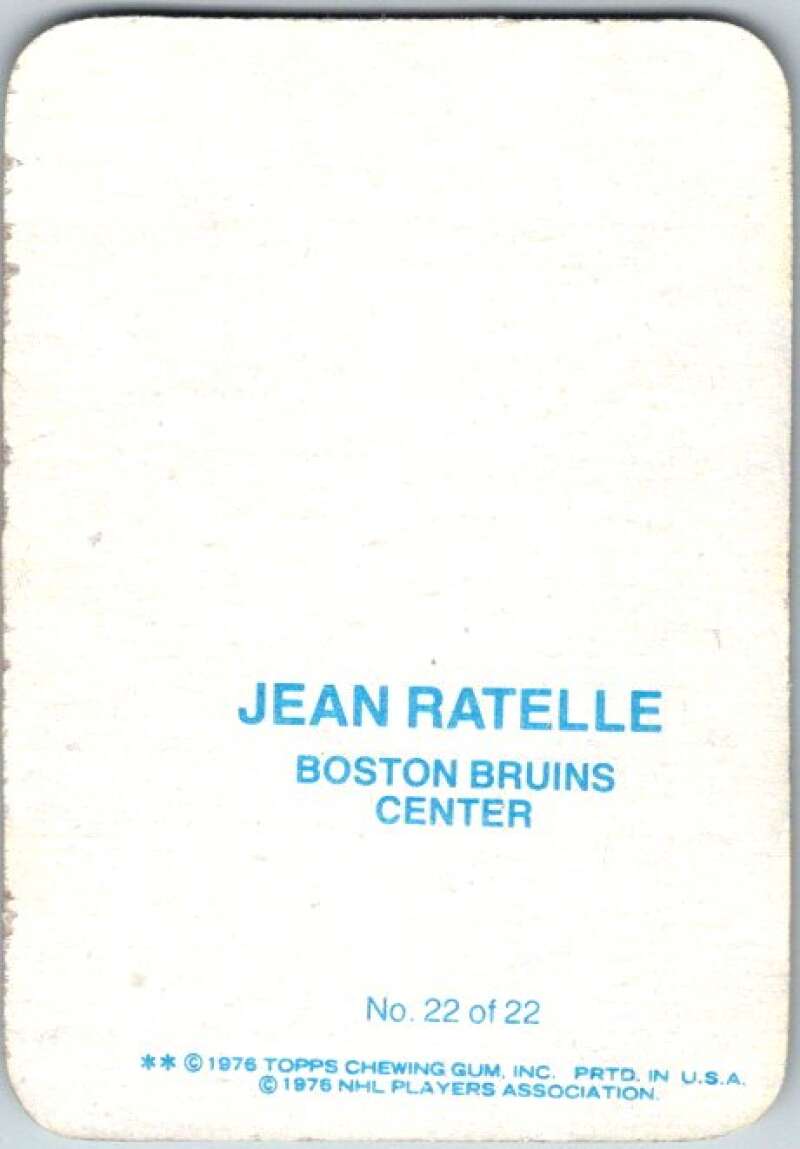 1976-77 Topps Glossy #22 Jean Ratelle Boston Bruins V35490