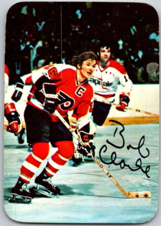 1977-78 O-Pee-Chee Glossy #3 Bobby Clarke, Philadelphia Flyers  V35507