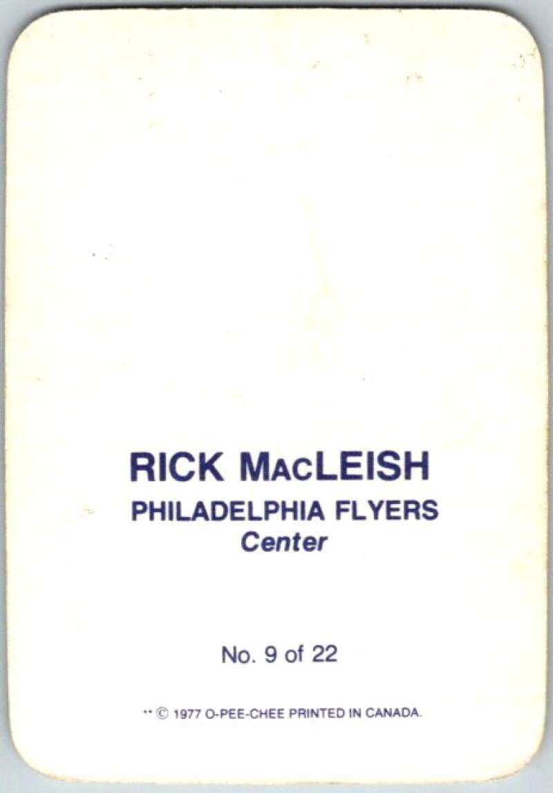 1977-78 O-Pee-Chee Glossy #9 Rick MacLeish, Philadelphia Flyers V35545