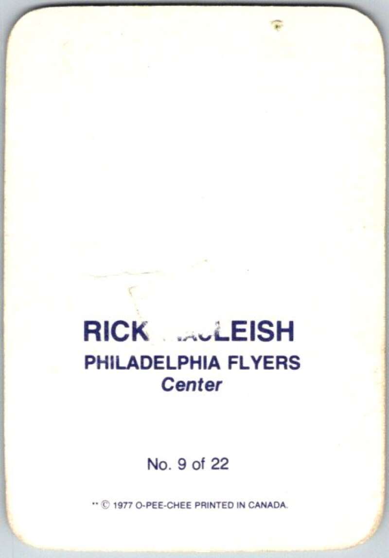 1977-78 O-Pee-Chee Glossy #9 Rick MacLeish, Philadelphia Flyers V35550