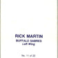 1977-78 O-Pee-Chee Glossy #11 Rick Martin, Buffalo Sabres  V35559
