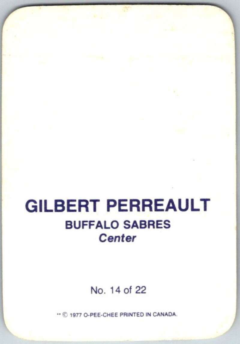 1977-78 O-Pee-Chee Glossy #14 Gilbert Perreault, Buffalo Sabres V35575