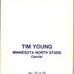 1977-78 O-Pee-Chee Glossy #22 Tim Young, Minnesota North Stars  V35605