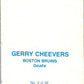 1977-78 Topps Glossy #2 Gerry Cheevers, Boston Bruins  V35612
