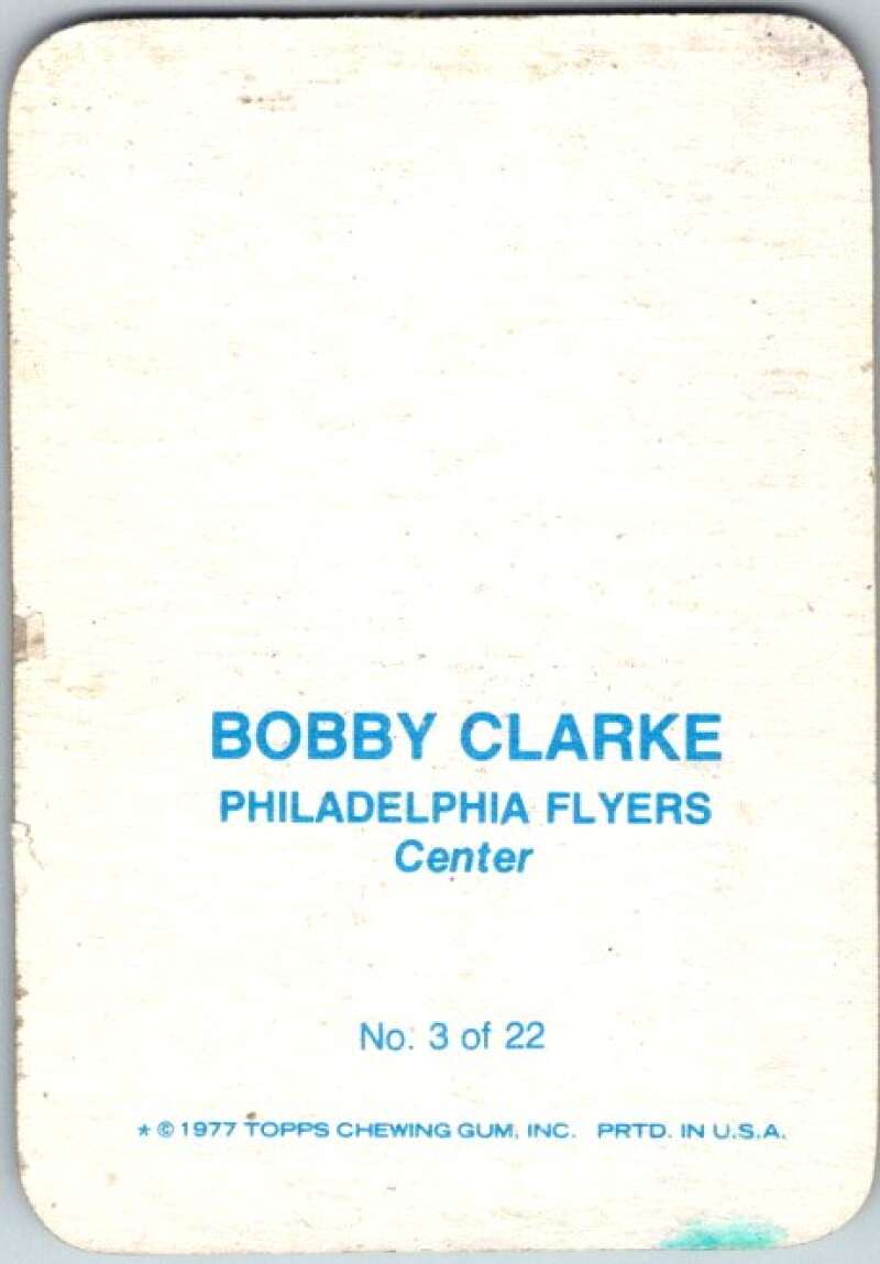 1977-78 Topps Glossy #3 Bobby Clarke, Philadelphia Flyers V35616