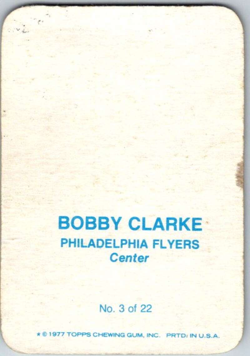 1977-78 Topps Glossy #3 Bobby Clarke, Philadelphia Flyers V35617