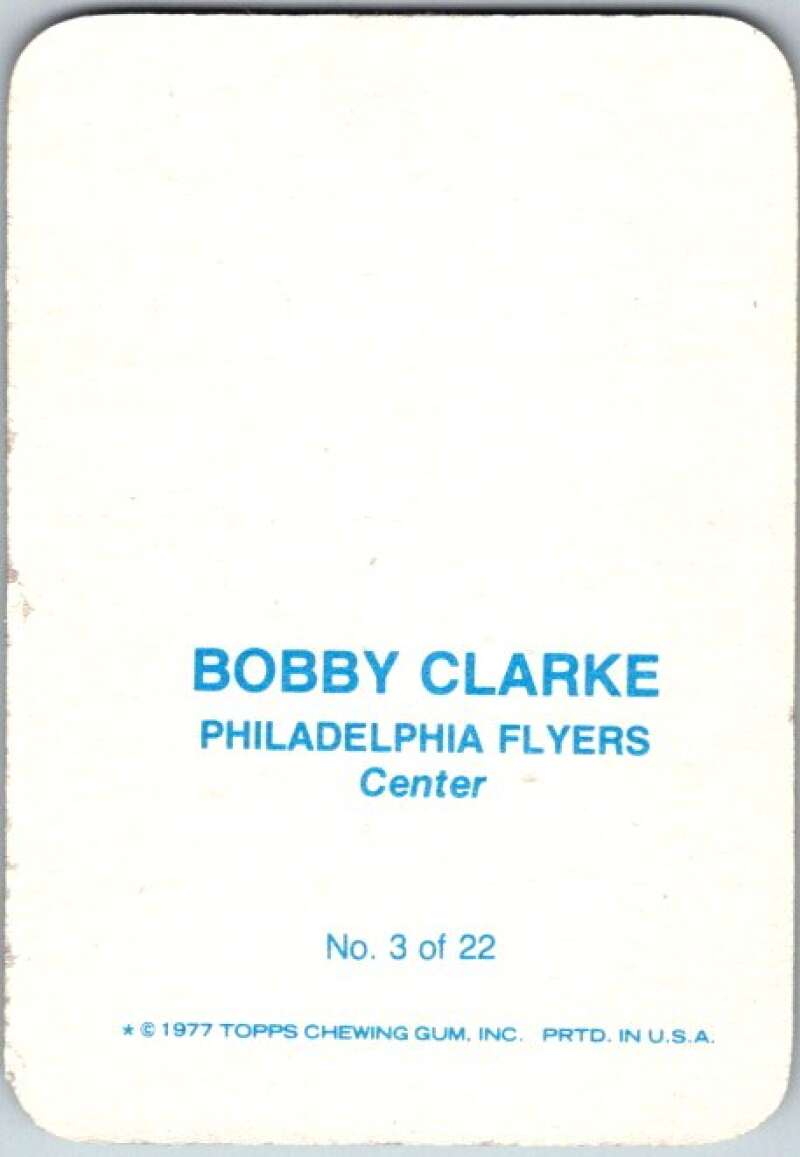 1977-78 Topps Glossy #3 Bobby Clarke, Philadelphia Flyers  V35618