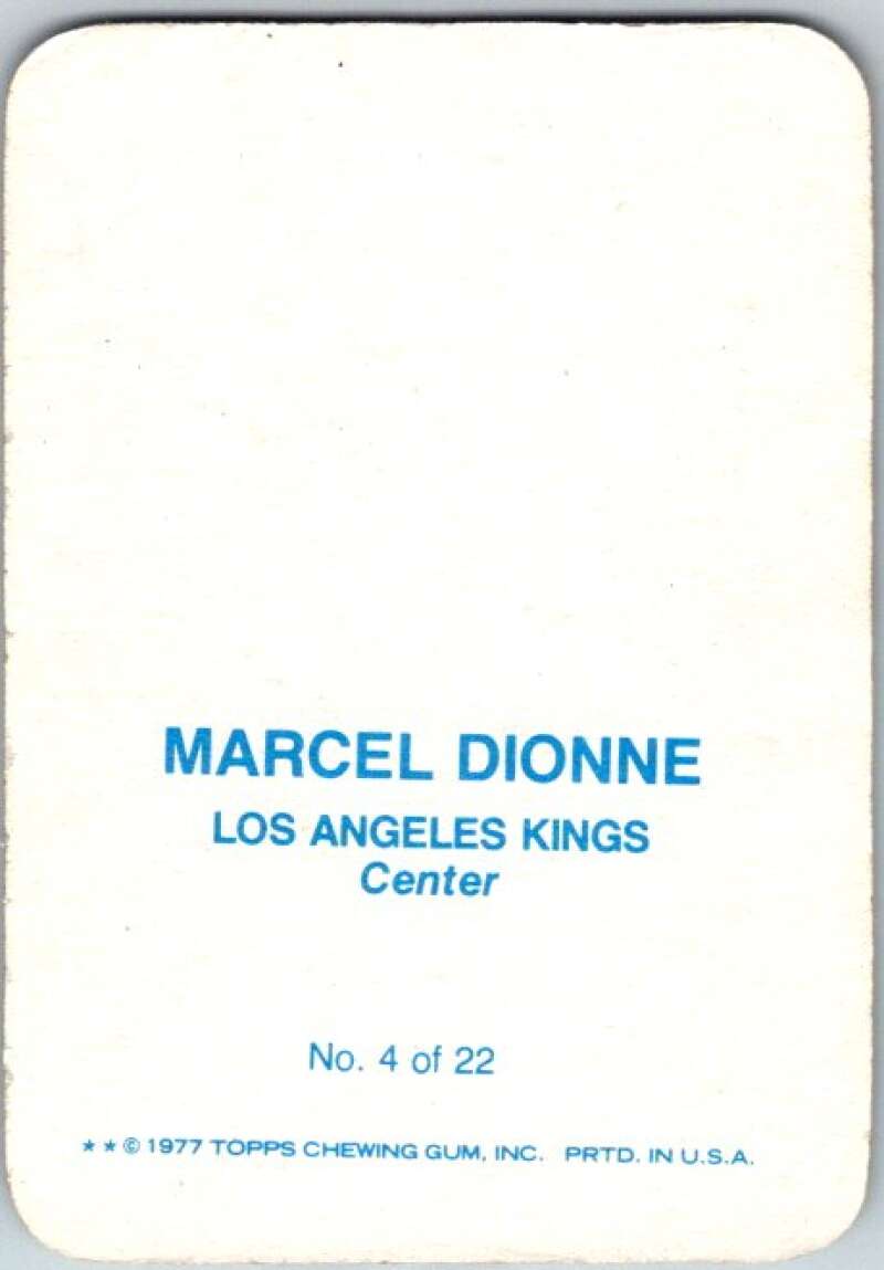 1977-78 Topps Glossy #4 Marcel Dionne, Los Angeles Kings V35619