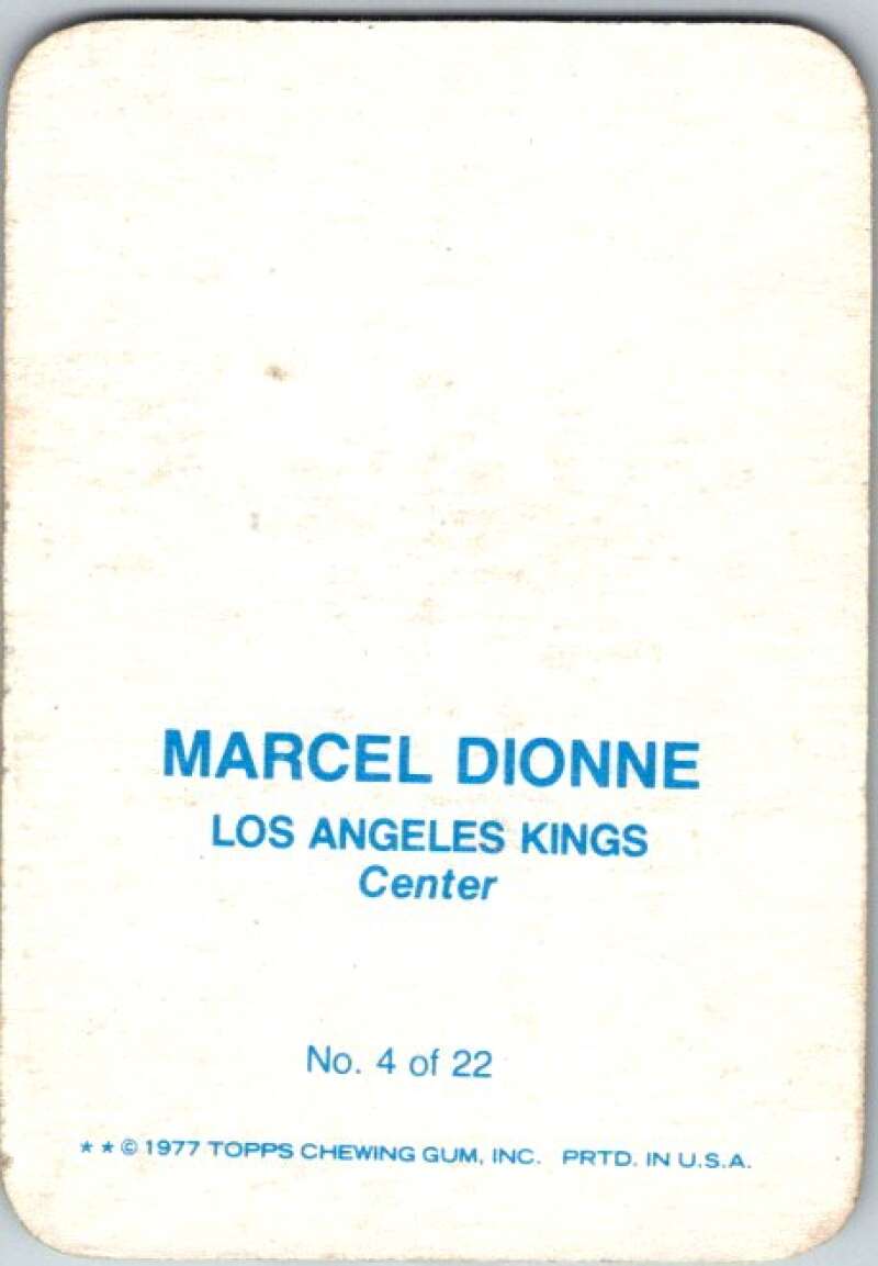 1977-78 Topps Glossy #4 Marcel Dionne, Los Angeles Kings V35620