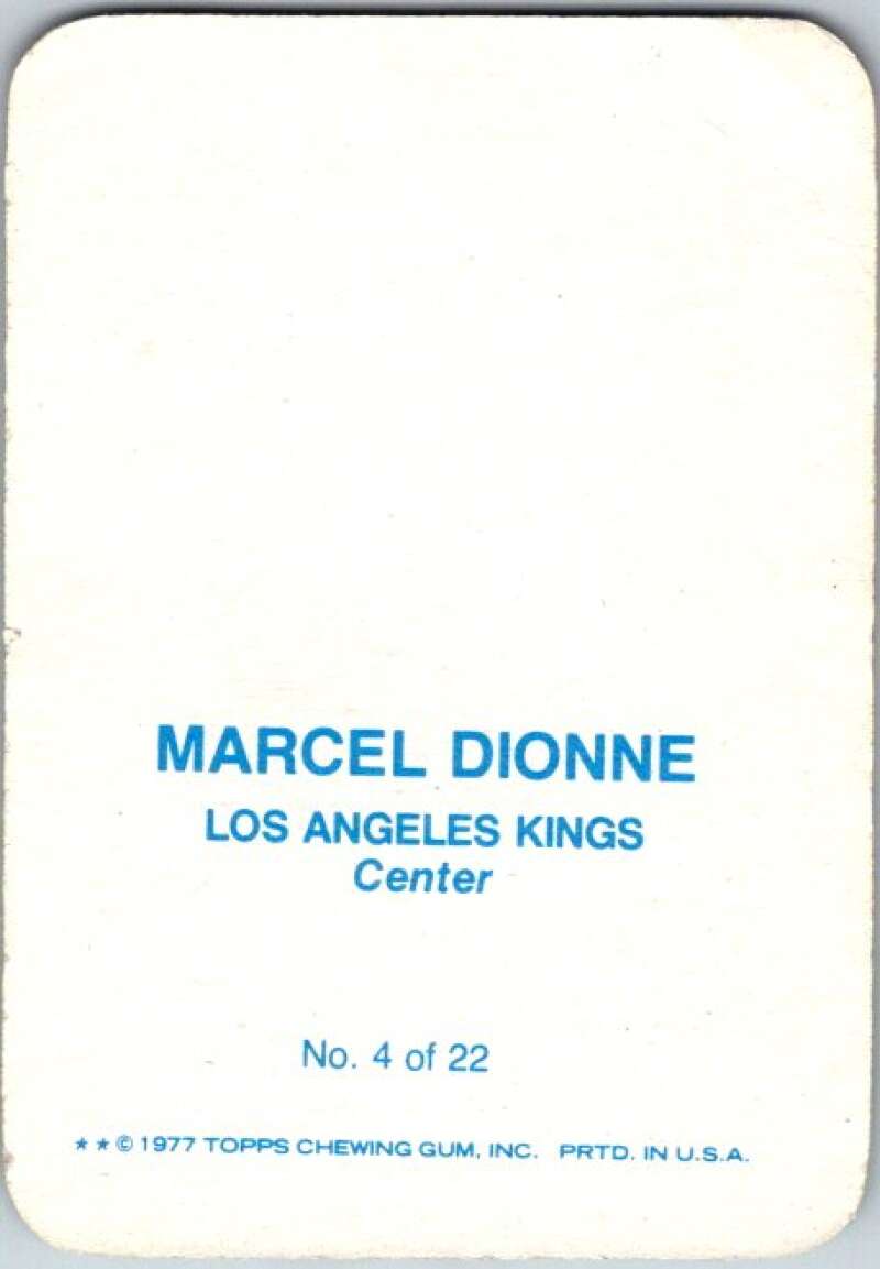 1977-78 Topps Glossy #4 Marcel Dionne, Los Angeles Kings  V35621