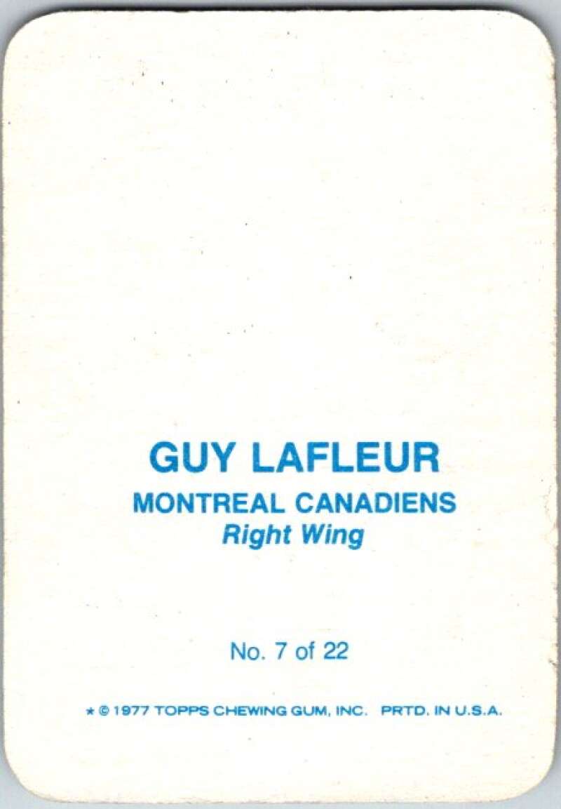 1977-78 Topps Glossy #7 Guy Lafleur, Montreal Canadiens V35632