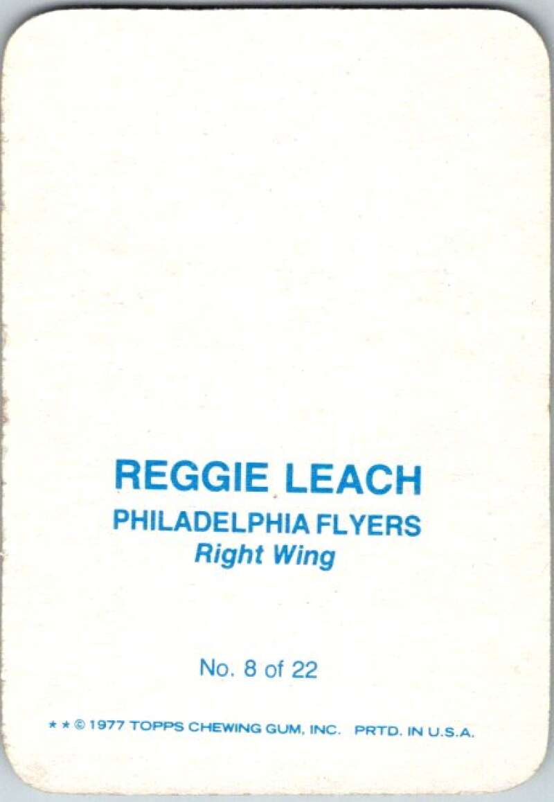 1977-78 Topps Glossy #8 Reggie Leach, Philadelphia Flyers V35634