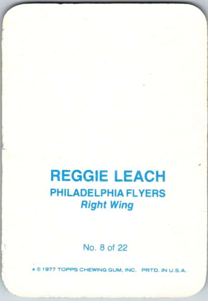 1977-78 Topps Glossy #8 Reggie Leach, Philadelphia Flyers V35636