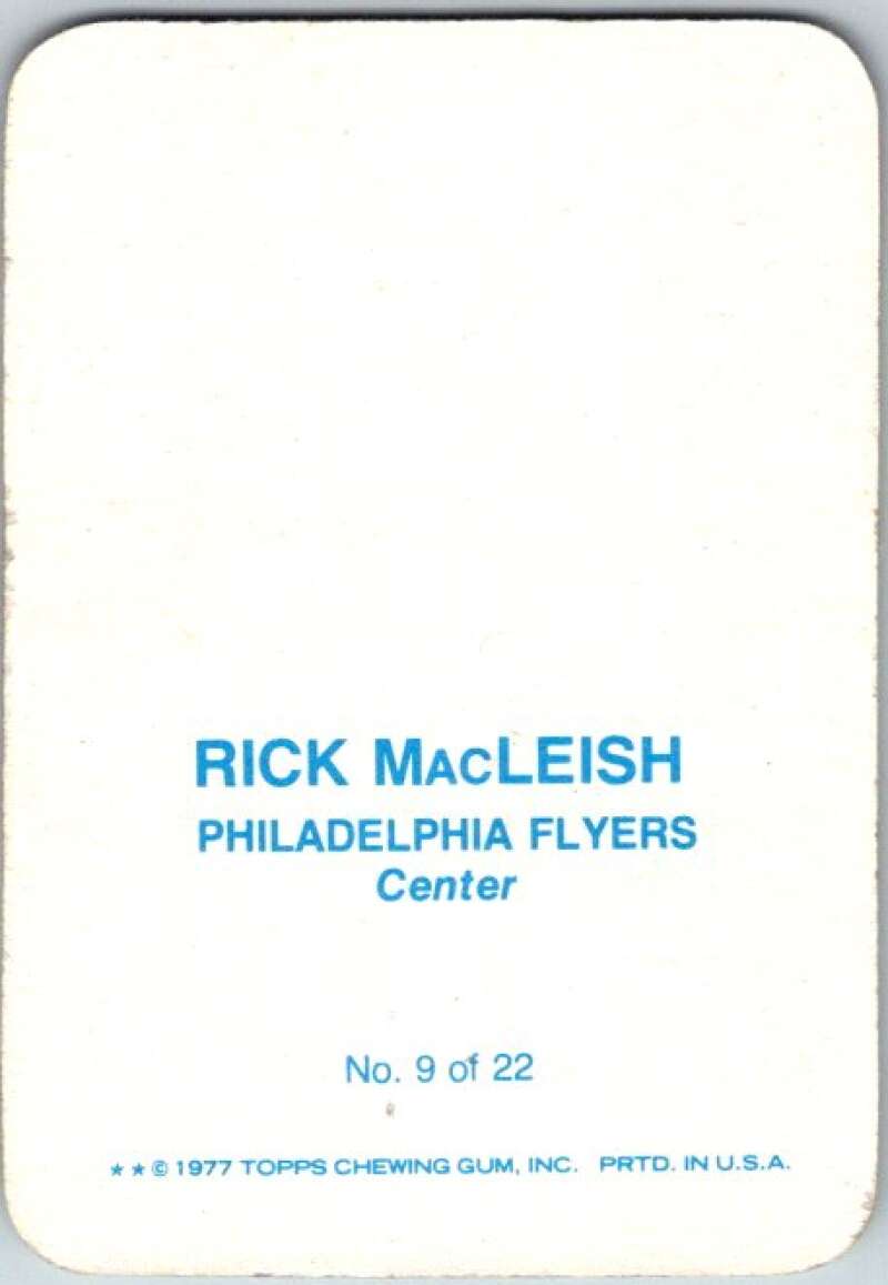 1977-78 Topps Glossy #9 Rick MacLeish, Philadelphia Flyers V35637