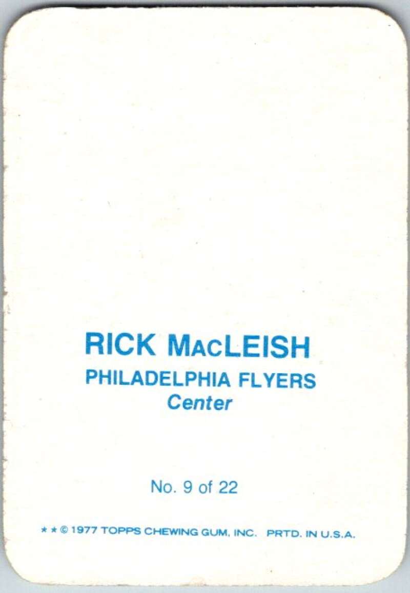 1977-78 Topps Glossy #9 Rick MacLeish, Philadelphia Flyers  V35638