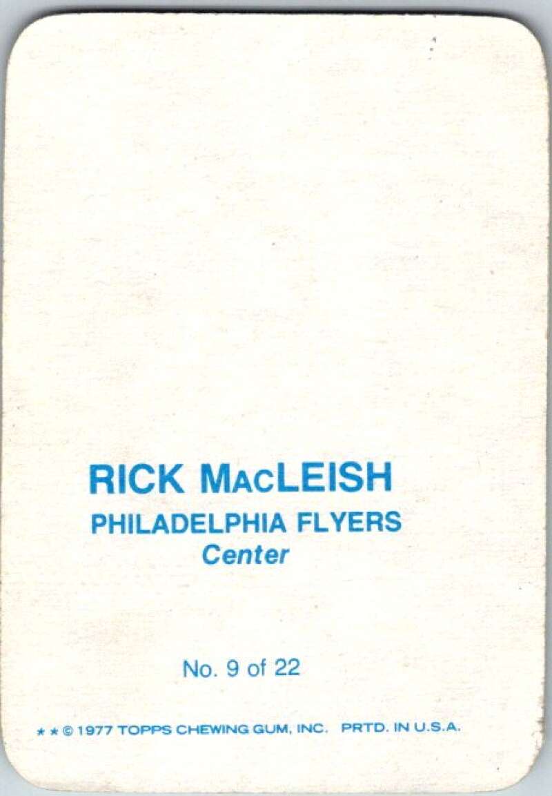 1977-78 Topps Glossy #9 Rick MacLeish, Philadelphia Flyers  V35639