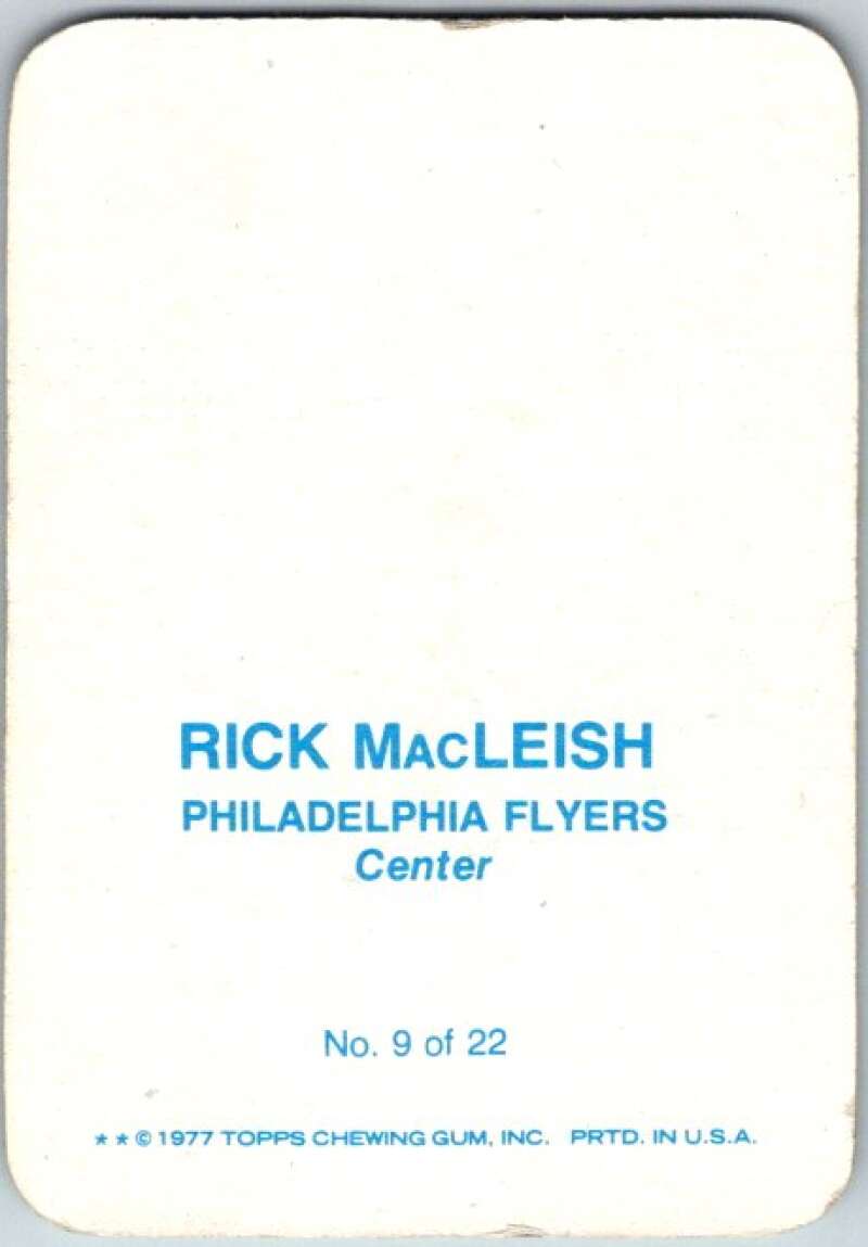 1977-78 Topps Glossy #9 Rick MacLeish, Philadelphia Flyers V35640
