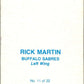 1977-78 Topps Glossy #11 Rick Martin, Buffalo Sabres  V35642