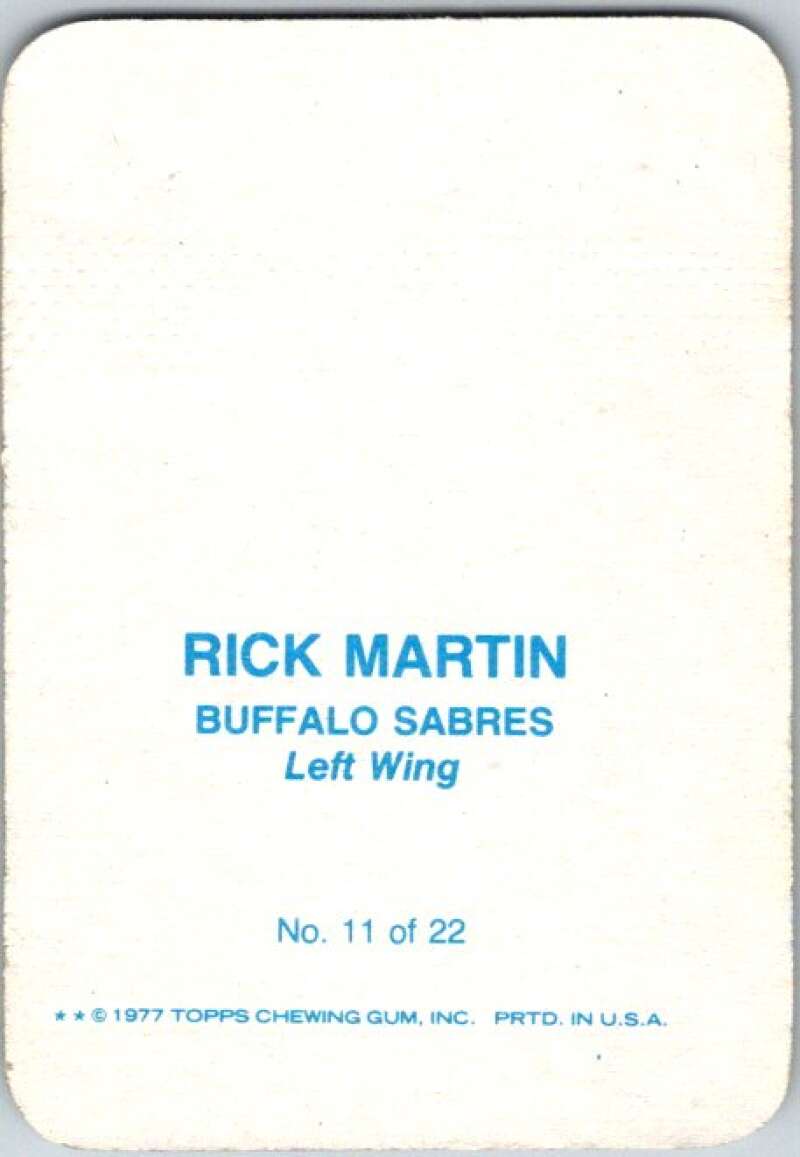 1977-78 Topps Glossy #11 Rick Martin, Buffalo Sabres V35643