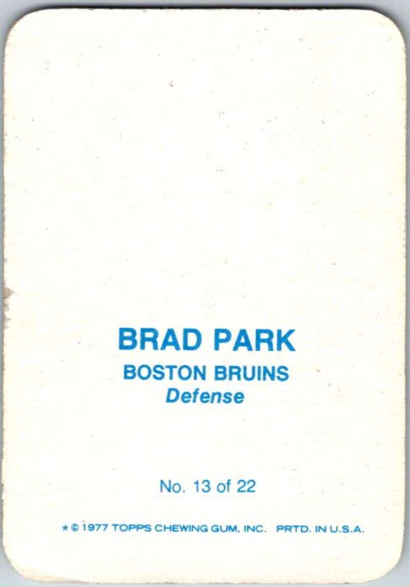 1977-78 Topps Glossy #13 Brad Park, Boston Bruins V35651