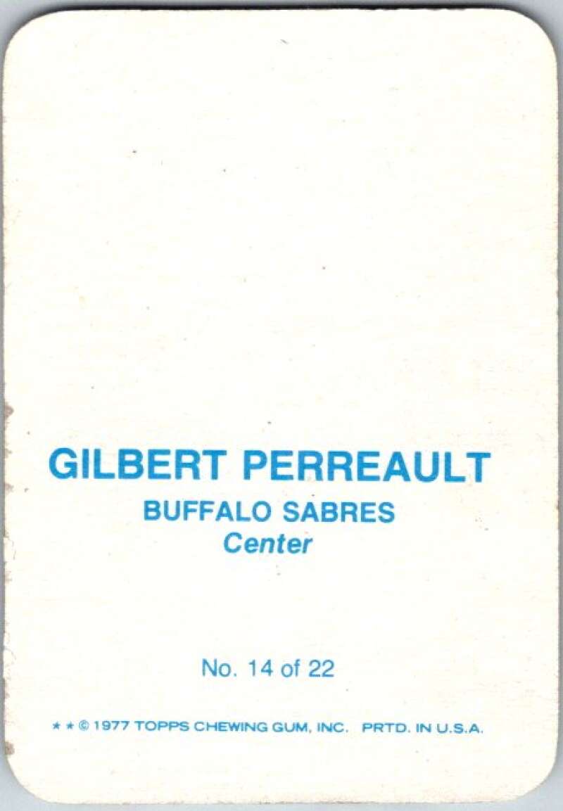 1977-78 Topps Glossy #14 Gilbert Perreault, Buffalo Sabres  V35652