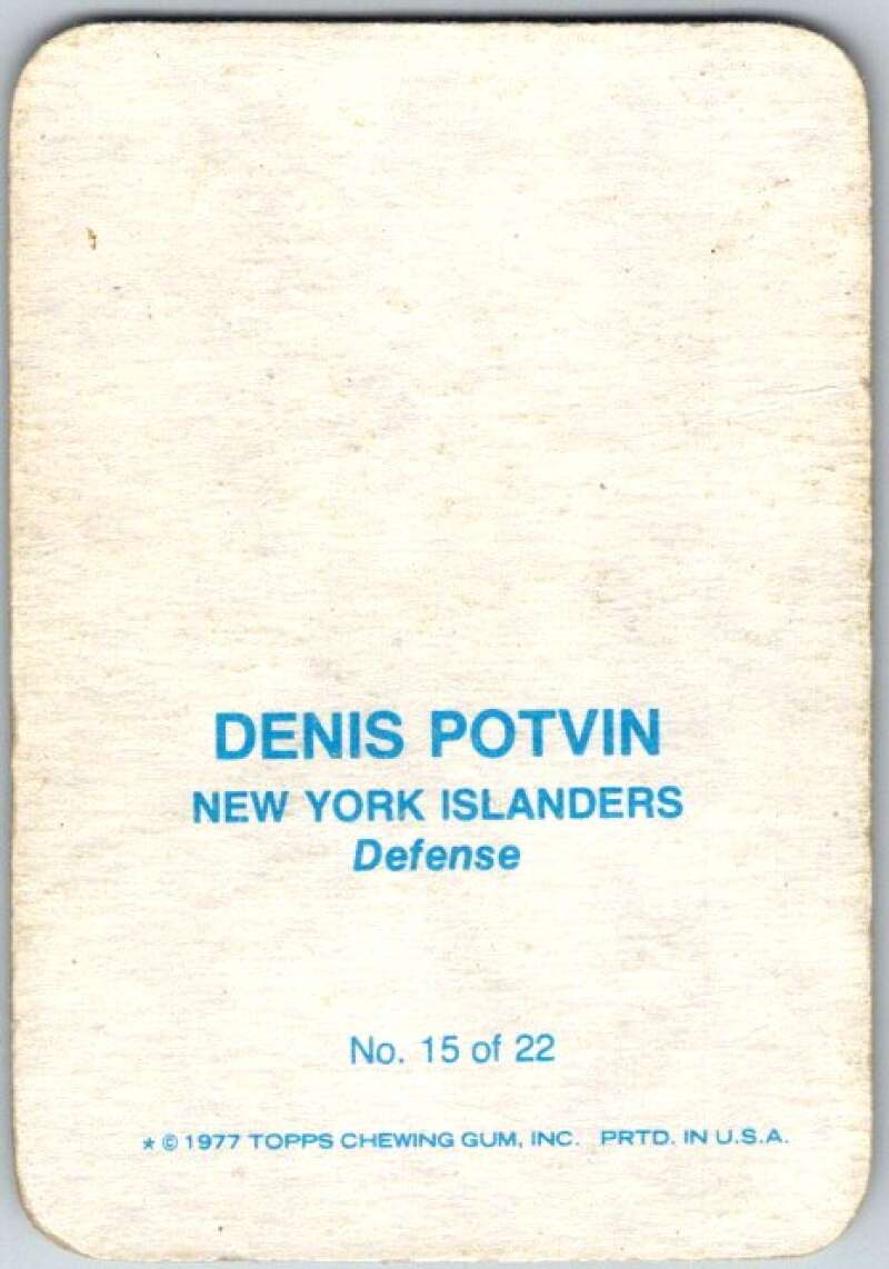 1977-78 Topps Glossy #15 Denis Potvin, New York Islanders V35658