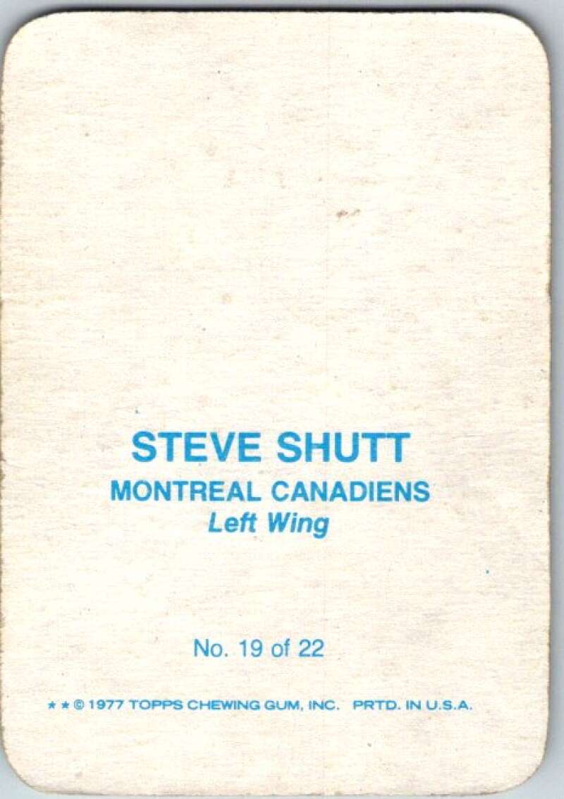 1977-78 Topps Glossy #19 Steve Shutt, Montreal Canadiens V35670