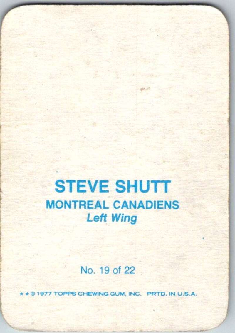 1977-78 Topps Glossy #19 Steve Shutt, Montreal Canadiens  V35670