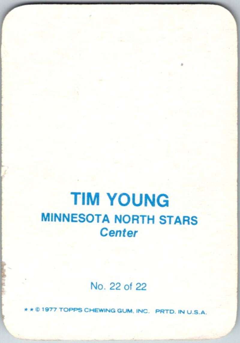 1977-78 Topps Glossy #22 Tim Young, Minnesota North Stars V35680