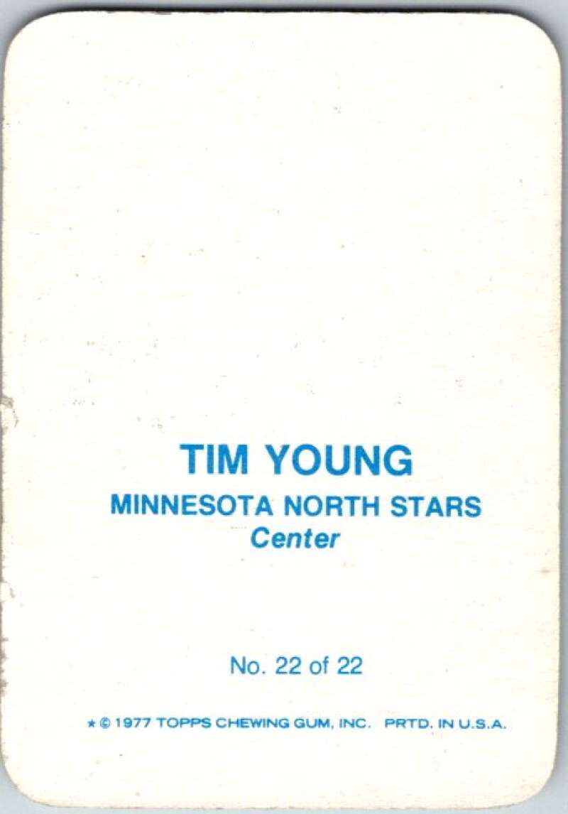 1977-78 Topps Glossy #22 Tim Young, Minnesota North Stars  V35681