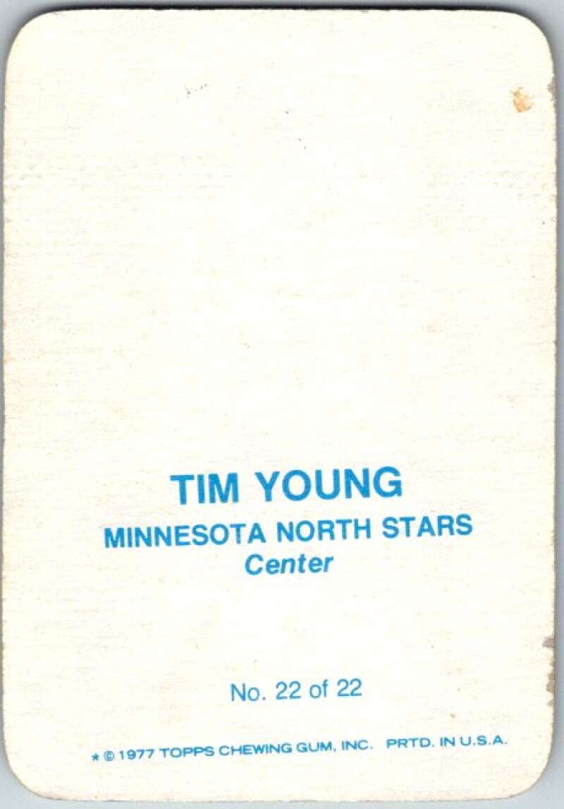 1977-78 Topps Glossy #22 Tim Young, Minnesota North Stars V35682