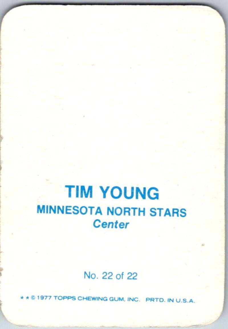 1977-78 Topps Glossy #22 Tim Young, Minnesota North Stars  V35683