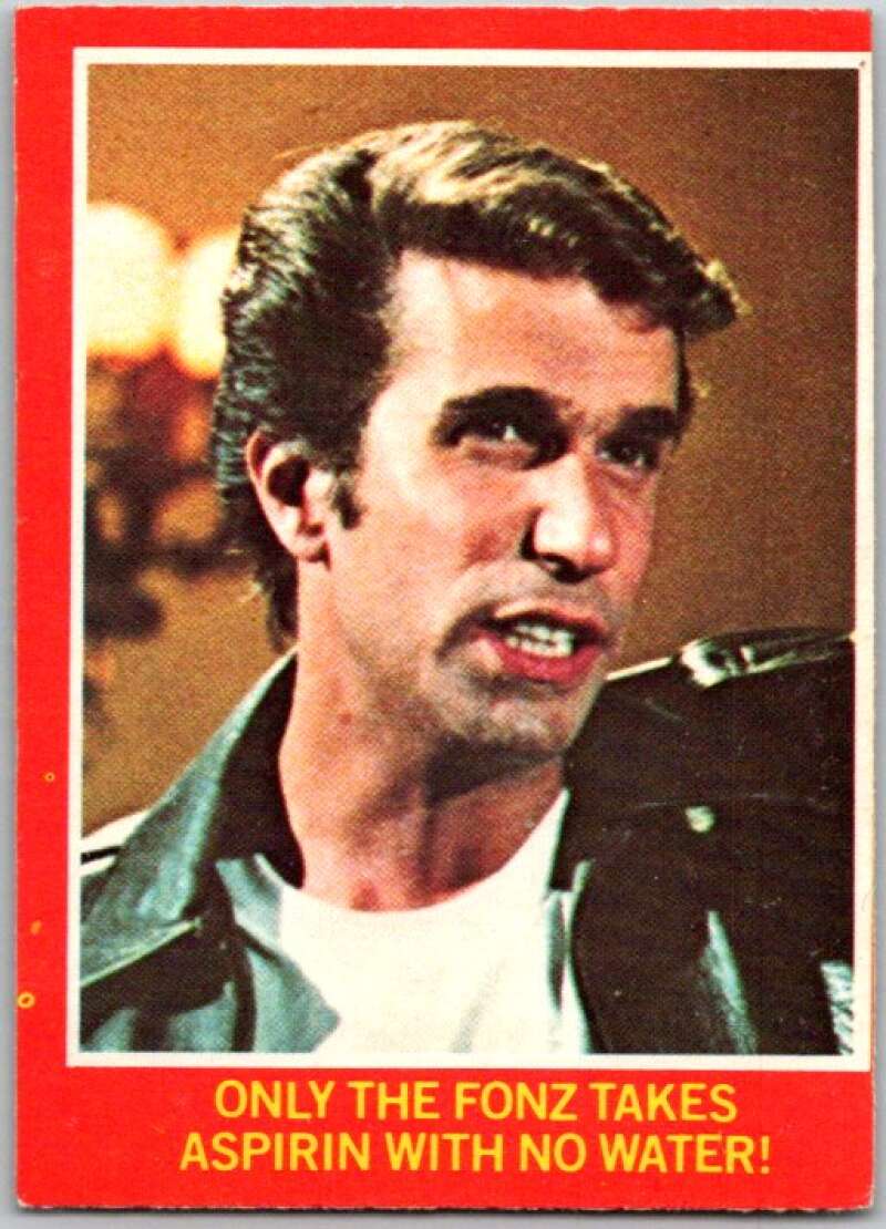 1976 O-Pee-Chee Happy Days #3 Only the Fonz V35689