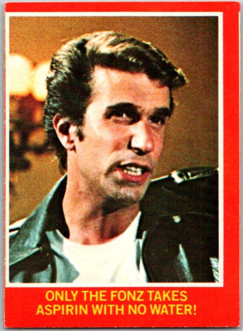1977 O-Pee-Chee Happy Days #3 Only the Fonz V35690