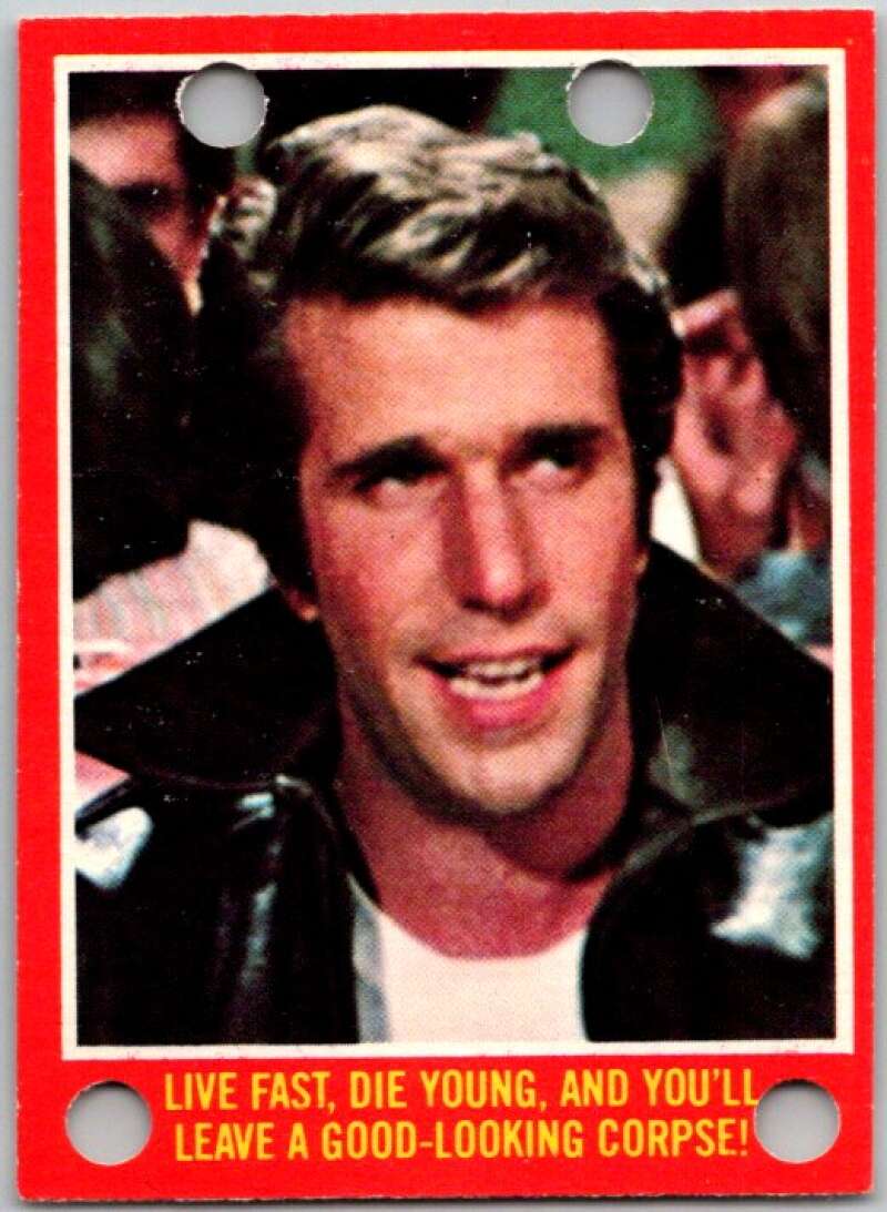 1977 O-Pee-Chee Happy Days #7 Live fast, die young V35705