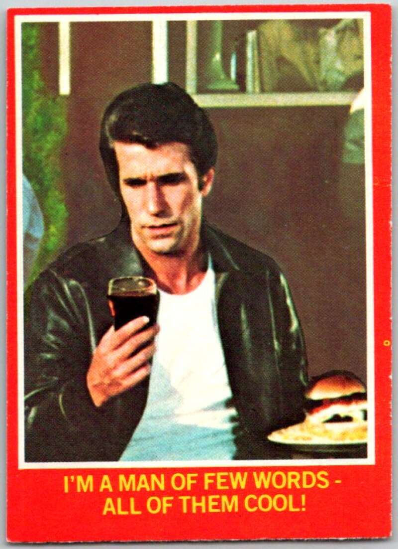 1976 O-Pee-Chee Happy Days #22 I'm a man of few words V35736