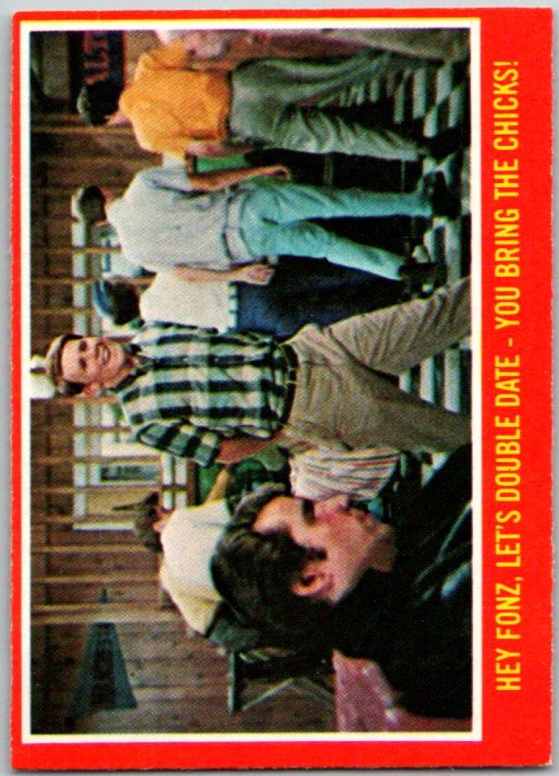 1977 O-Pee-Chee Happy Days #23 Hey Fonz, let's double date V35742