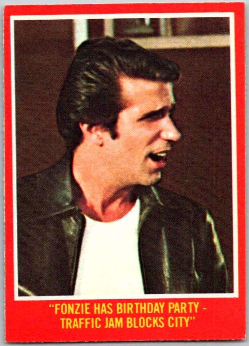 1976 O-Pee-Chee Happy Days #28 Fonze has a birthday party V35753