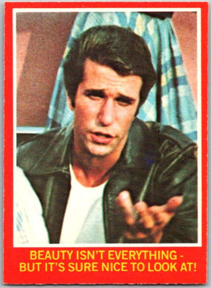 1976 O-Pee-Chee Happy Days #32 Beauty isn't everything V35766