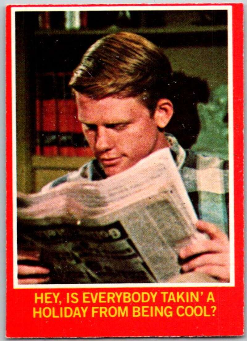 1976 O-Pee-Chee Happy Days #36 Hey, is everybody takin' a holiday V35775