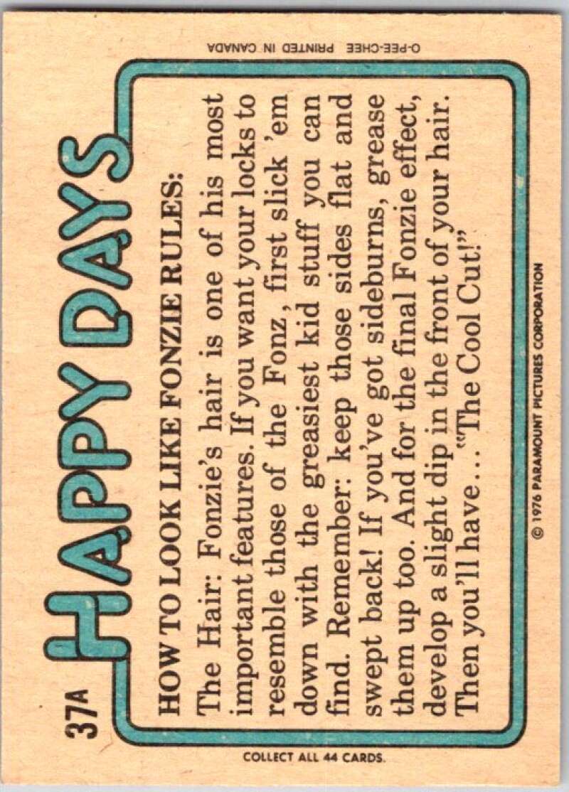 1976 O-Pee-Chee Happy Days #37 But I can't go on a blind date V35778