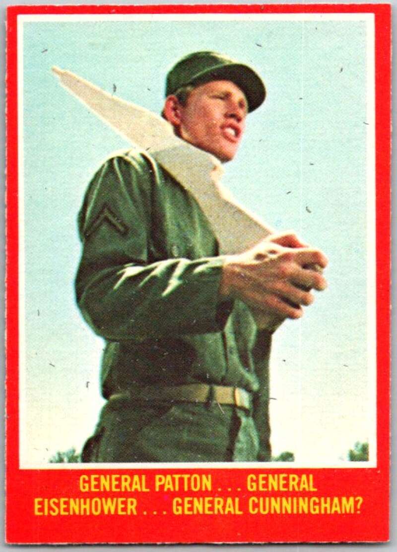 1976 O-Pee-Chee Happy Days #42 General Patton.. Genetral Eisenhower.. V35789