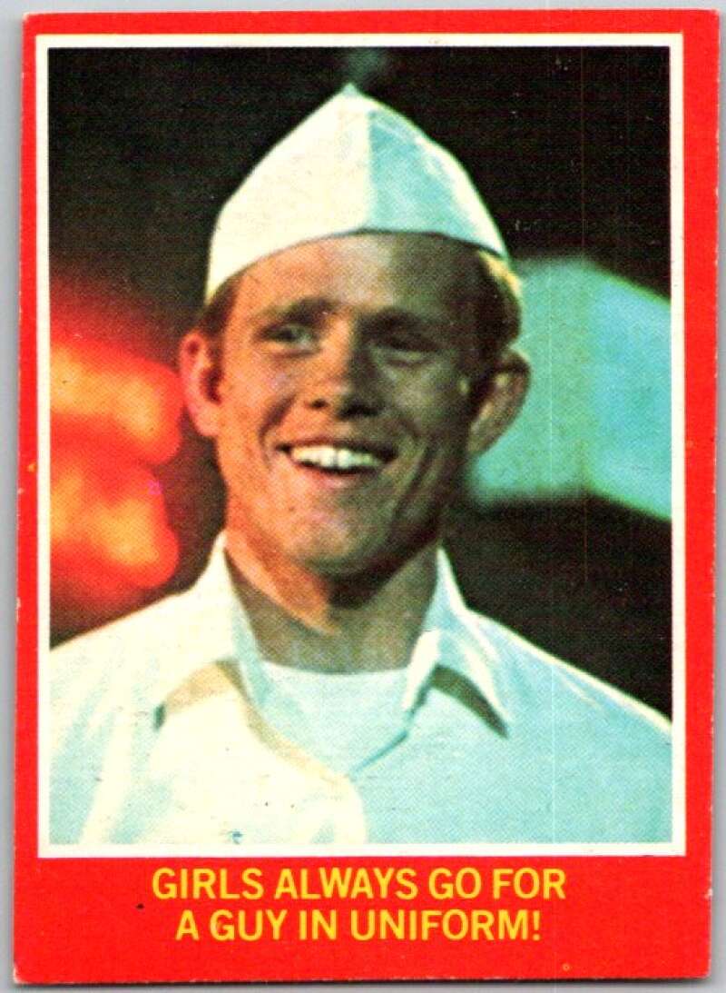 1976 O-Pee-Chee Happy Days #43 Girls always for a guy in uniform V35793