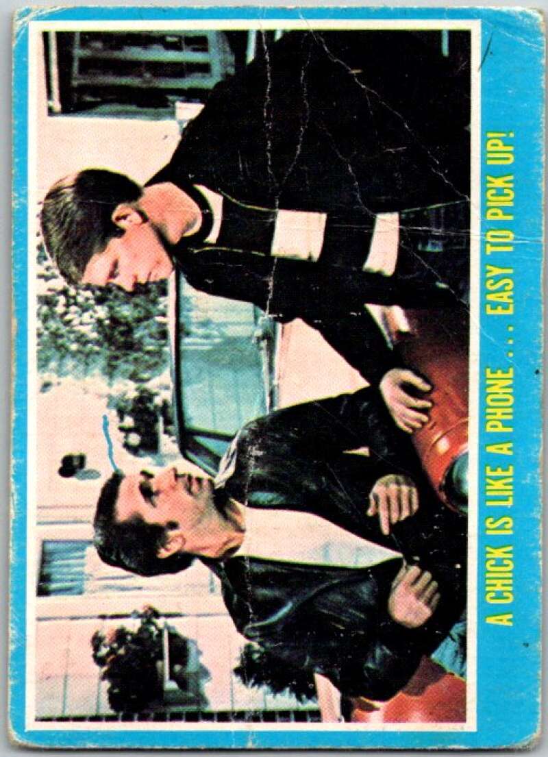 1976 Topps Happy Days #1 A Chick Is Like a Phone Easy to Pick Up V35796